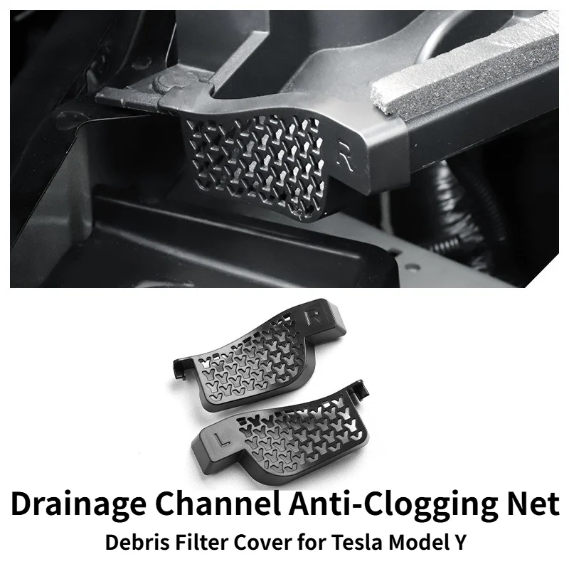 Drainage Channel Anti-Clogging Net Debris Filter Protective Cover Fits Tesla Model Y Front Trunk Hood Practical Car Spare Parts
Drainage Channel Anti-Clogging Net Debris Filter Protective Cover Fits Tesla Model Y Front Trunk Hood Practical Car Spare Parts