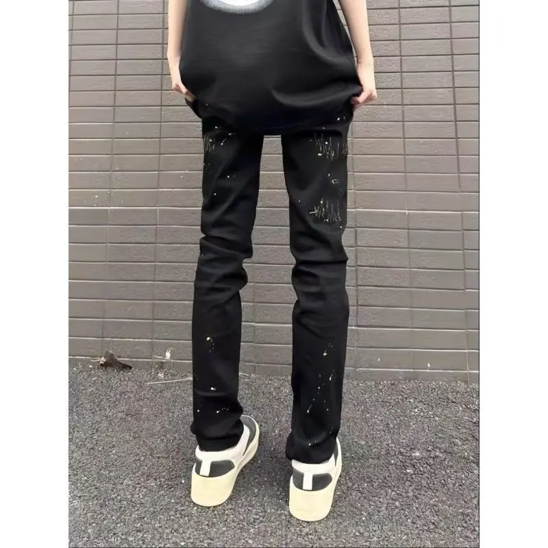 AM Style High Street 2026 Stretch Embroidery Skinny Jeans Ripped Spikes Metal Decorative Black Pants Men's Work Pants Man
AM Style High Street 2026 Stretch Embroidery Skinny Jeans Ripped Spikes Metal Decorative Black Pants Men's Work Pants Man