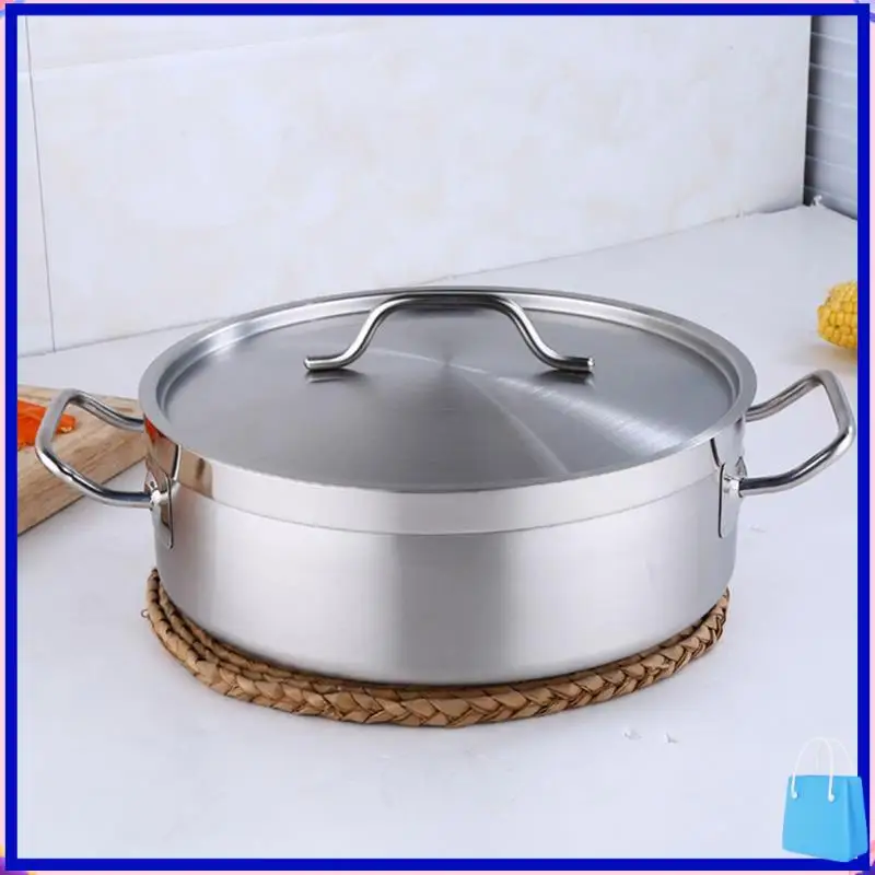Customer Favorite 1 PCS Stainless Steel Hot Pot Pot With Lid Household Thick Soup Pot For Induction Cooker
Customer Favorite 1 PCS Stainless Steel Hot Pot Pot With Lid Household Thick Soup Pot For Induction Cooker
