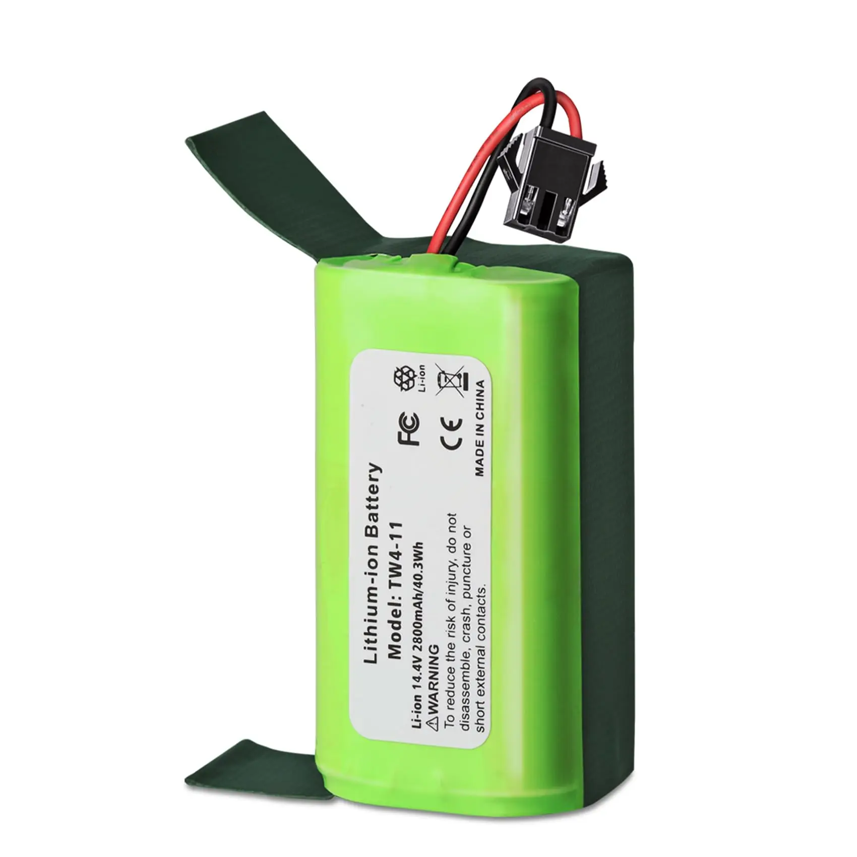 New 14.4V 2600mAh long-life lithium-ion battery suitable for Ecovacs N79 DN622 and RoboVac 11 12 15 Ecovacs vacuum cleaners
New 14.4V 2600mAh long-life lithium-ion battery suitable for Ecovacs N79 DN622 and RoboVac 11 12 15 Ecovacs vacuum cleaners