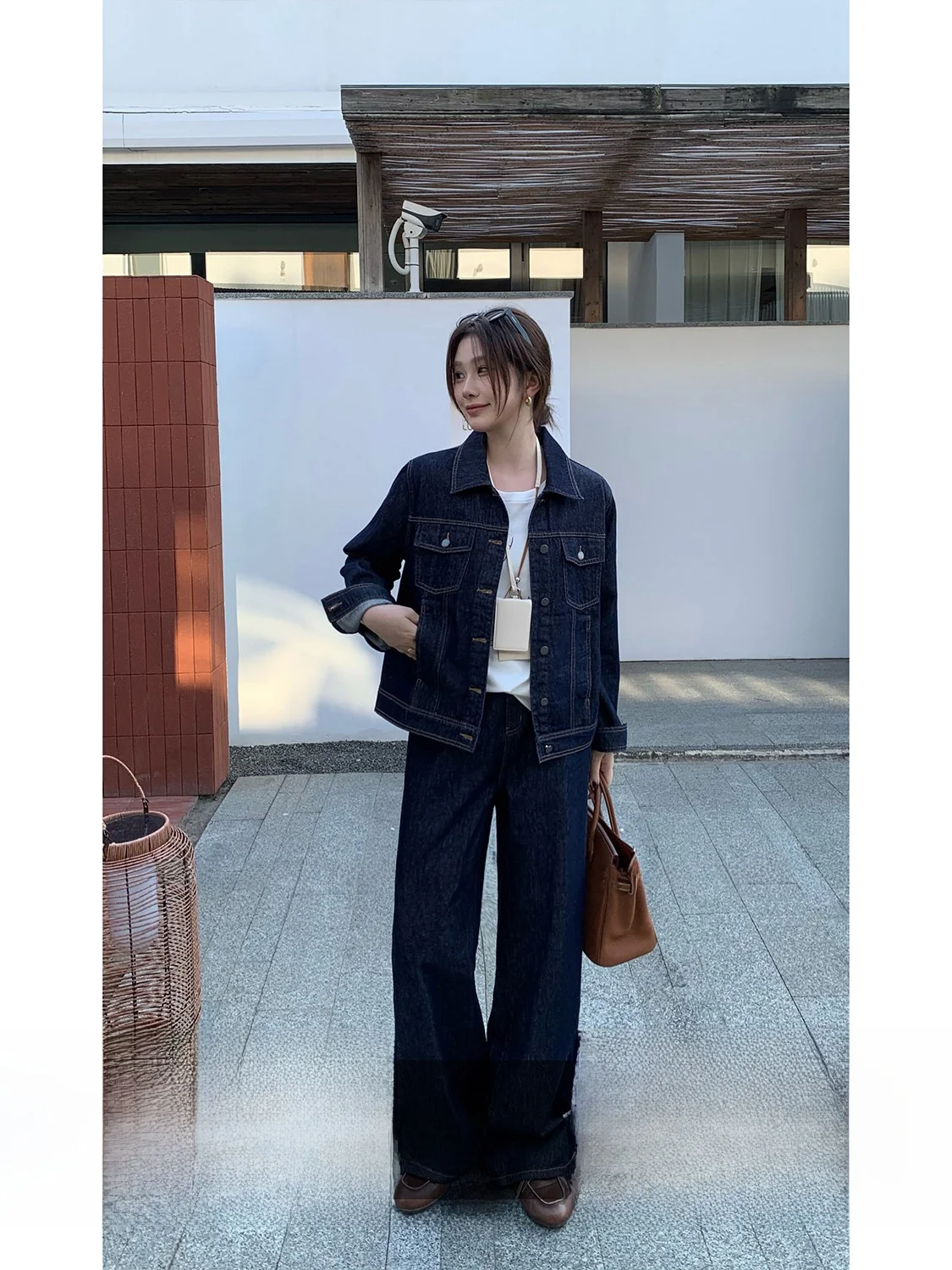 plus Size Women's Denim Jaet And Straight Leg Jeans Two Piece Set Casual Spring Faion plus Size Sister Small Danfeng Orig...
plus Size Women's Denim Jaet And Straight Leg Jeans Two Piece Set Casual Spring Faion plus Size Sister Small Danfeng Orig...