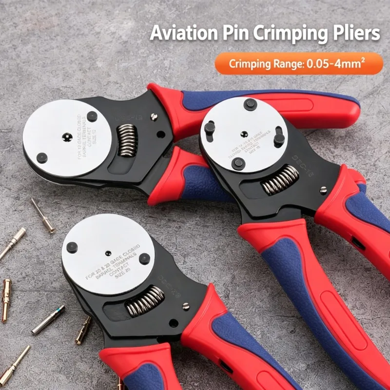 Crimp Tool Size Connector Tool Closed Barrel Crimper Solid Barrel Contact & Circular Connector Contacts Pin Crimping Tool
Crimp Tool Size Connector Tool Closed Barrel Crimper Solid Barrel Contact & Circular Connector Contacts Pin Crimping Tool