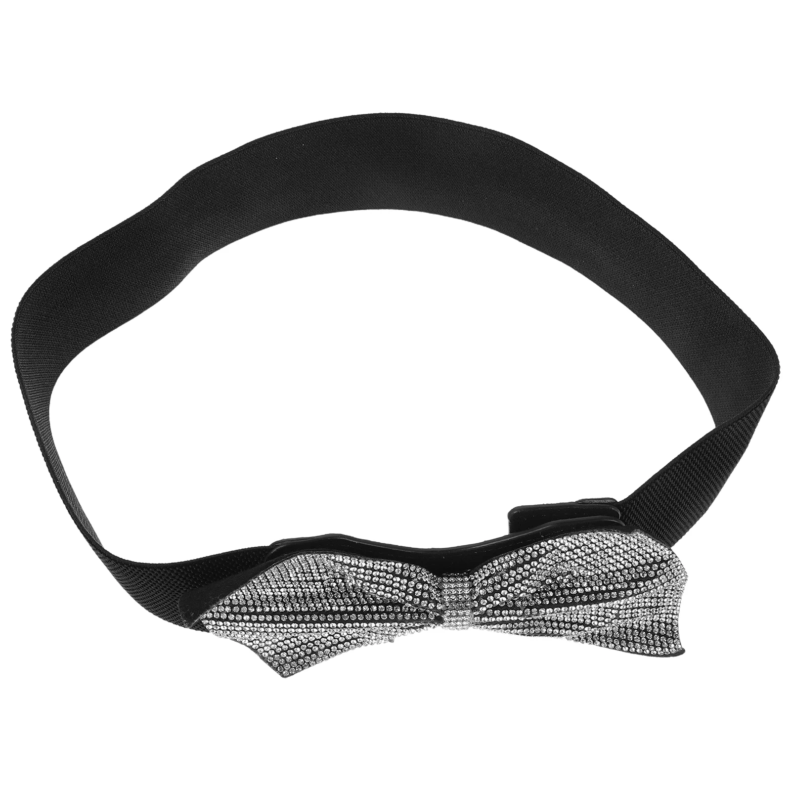 Women's Decorative Belt Black Decorate Ladies Elastic Waist Rhinestones Dressy for Stretch
Women's Decorative Belt Black Decorate Ladies Elastic Waist Rhinestones Dressy for Stretch
