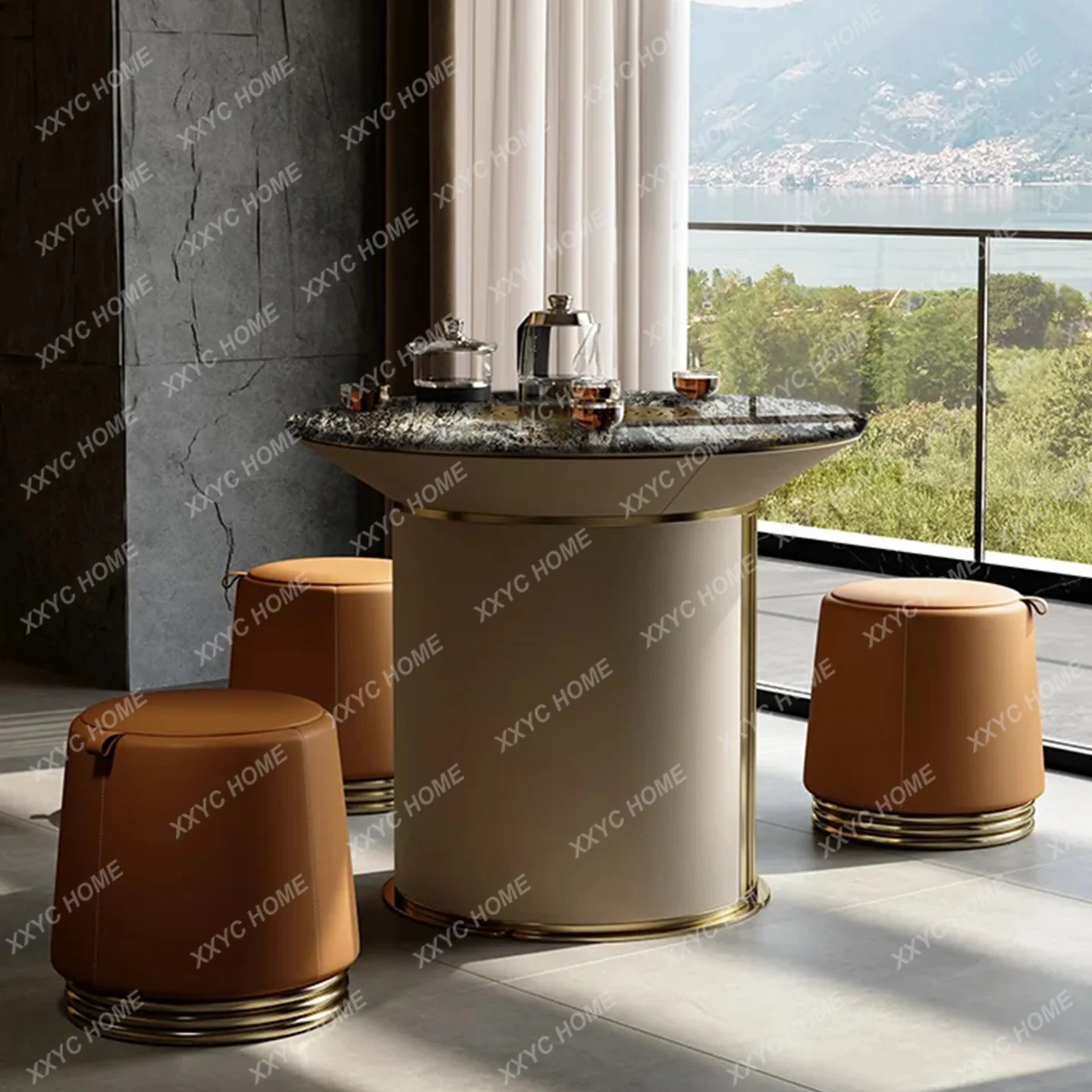 minimalist luxury stone tea table and chair combination modern minimalist light luxury high-end home
minimalist luxury stone tea table and chair combination modern minimalist light luxury high-end home