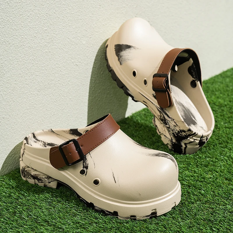 Closed Toe Work Clogs for Men, Slip-on Chef Shoes, Skidproof & Oilproof, Comfy Breathable Kitchen Daily Footwear
Closed Toe Work Clogs for Men, Slip-on Chef Shoes, Skidproof & Oilproof, Comfy Breathable Kitchen Daily Footwear