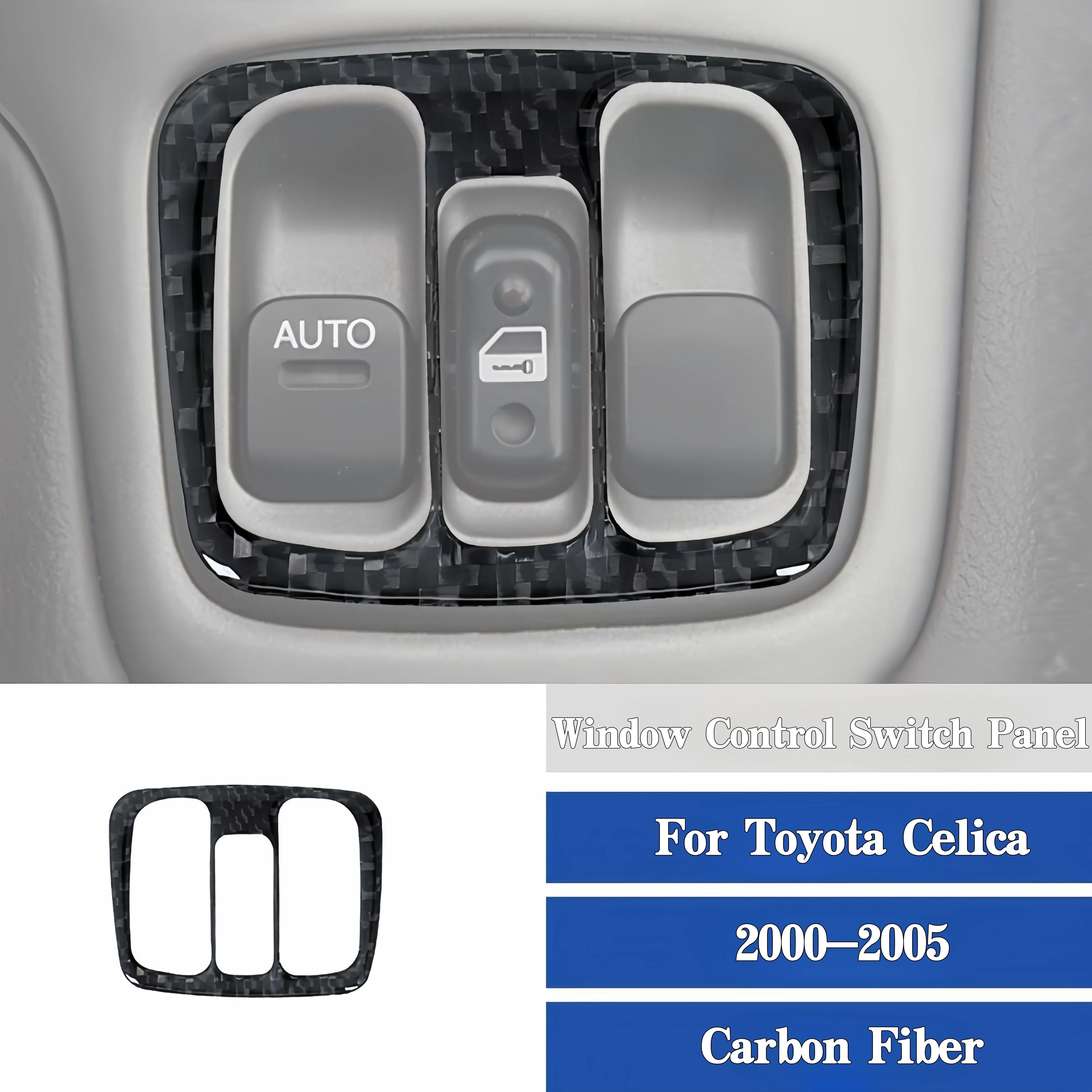For Toyota Celica 2000-2005 Carbon Fiber Interior Car Window Lift Switch Control Panel Trim Cover Decoration Sticker Accessories
For Toyota Celica 2000-2005 Carbon Fiber Interior Car Window Lift Switch Control Panel Trim Cover Decoration Sticker Accessories