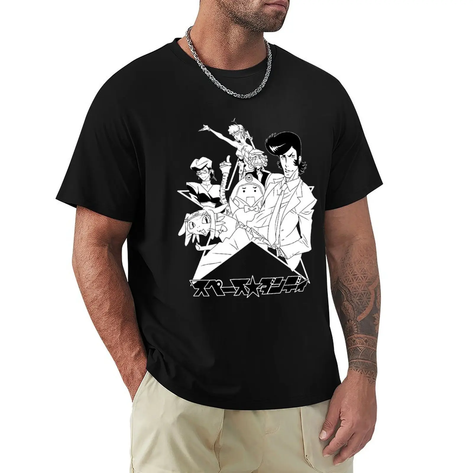 SPACE DANDY T-Shirt Fashion Letter Print T-Shirt
SPACE DANDY T-Shirt Fashion Letter Print T-Shirt