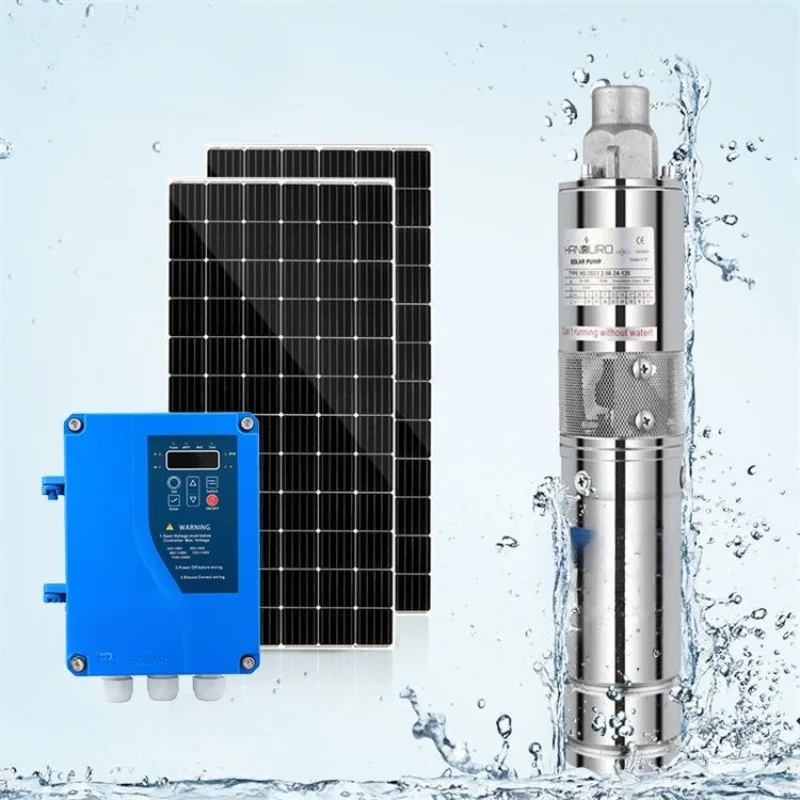 3/h 56m solar diving deep water well pump
3/h 56m solar diving deep water well pump
