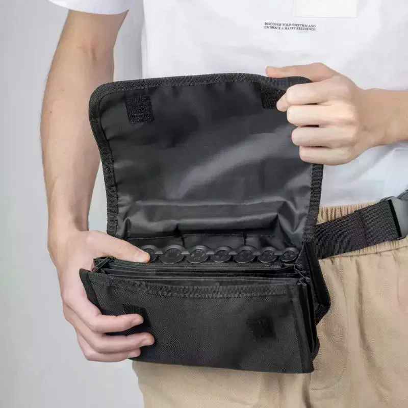 Multi Pocket Waist Bag Portable Coin Storage Money Box Wallet Purse Waiter Driver Cash Money Phone Safe
Multi Pocket Waist Bag Portable Coin Storage Money Box Wallet Purse Waiter Driver Cash Money Phone Safe