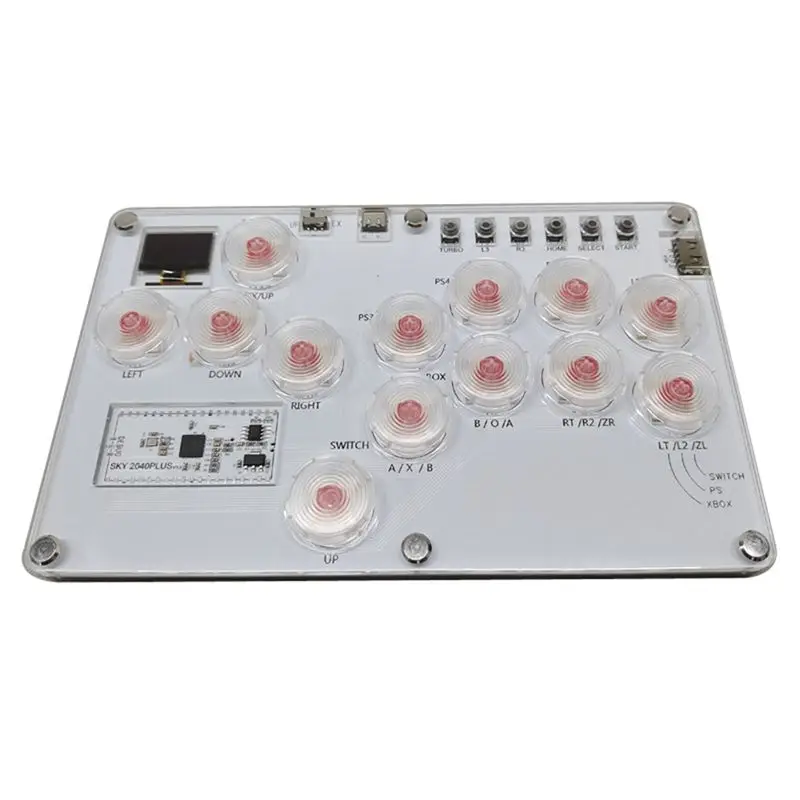 SQPP-SKY2040PLUS 13-Key Arcade Game Controller Street Fighter Controller Rodless Game Combat Stick Mechanical Button
SQPP-SKY2040PLUS 13-Key Arcade Game Controller Street Fighter Controller Rodless Game Combat Stick Mechanical Button