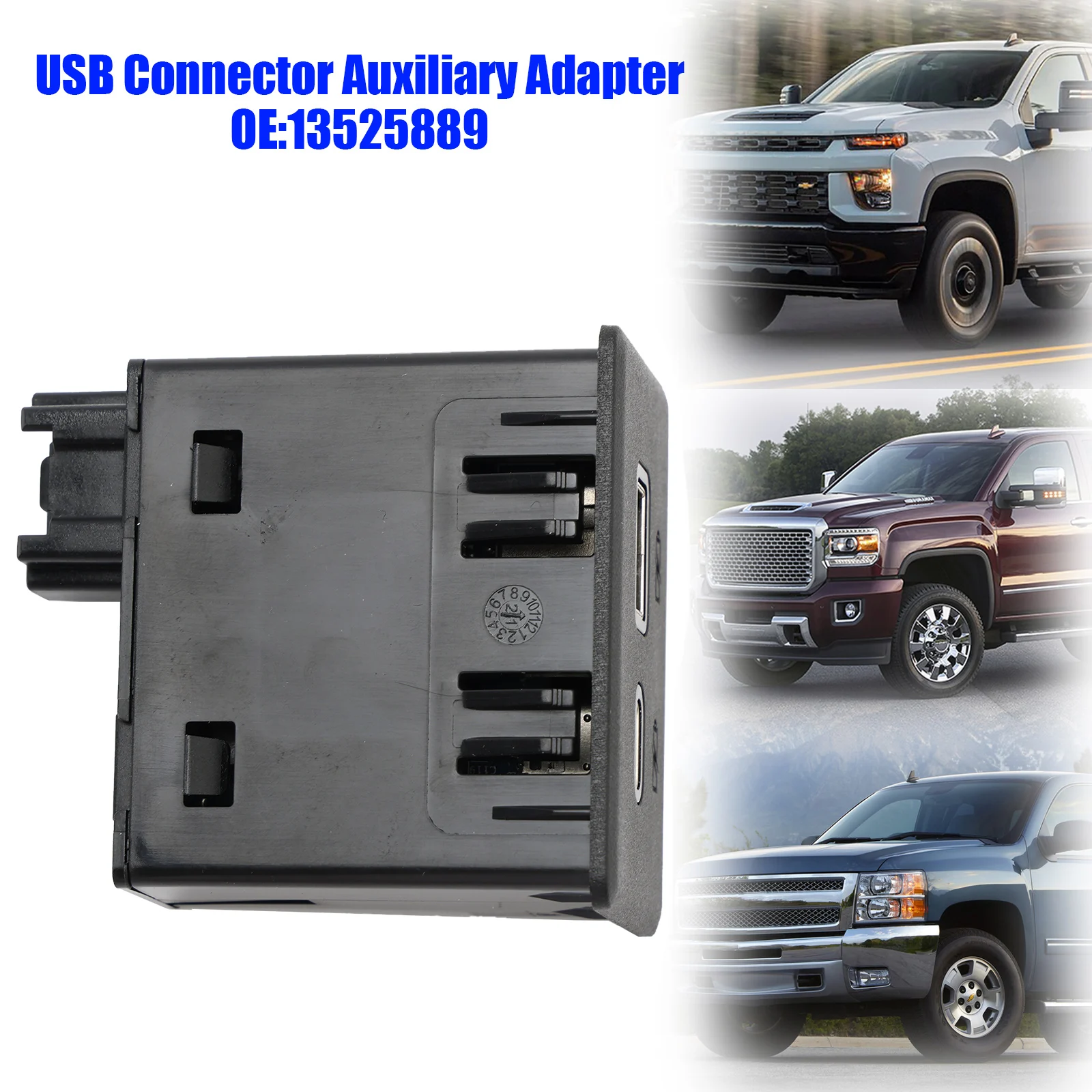 Вспомогательный адаптер USB-разъема Artudatech 13525889 Для Silverado Sierra 1500 2500 3500
Вспомогательный адаптер USB-разъема Artudatech 13525889 Для Silverado Sierra 1500 2500 3500