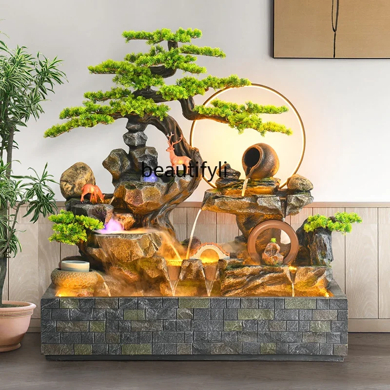 D80 New Chinese fountain ornament outdoor courtyard water feature viewing fish pond decoration opening gift
D80 New Chinese fountain ornament outdoor courtyard water feature viewing fish pond decoration opening gift