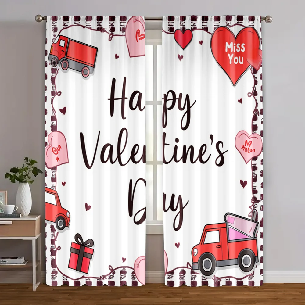 2pcs, Pattern Curtains Valentine's Day5 Polyester Easy Install (without rod) Holiday Use for Living Room, Bedroom, Home Decor
2pcs, Pattern Curtains Valentine's Day5 Polyester Easy Install (without rod) Holiday Use for Living Room, Bedroom, Home Decor