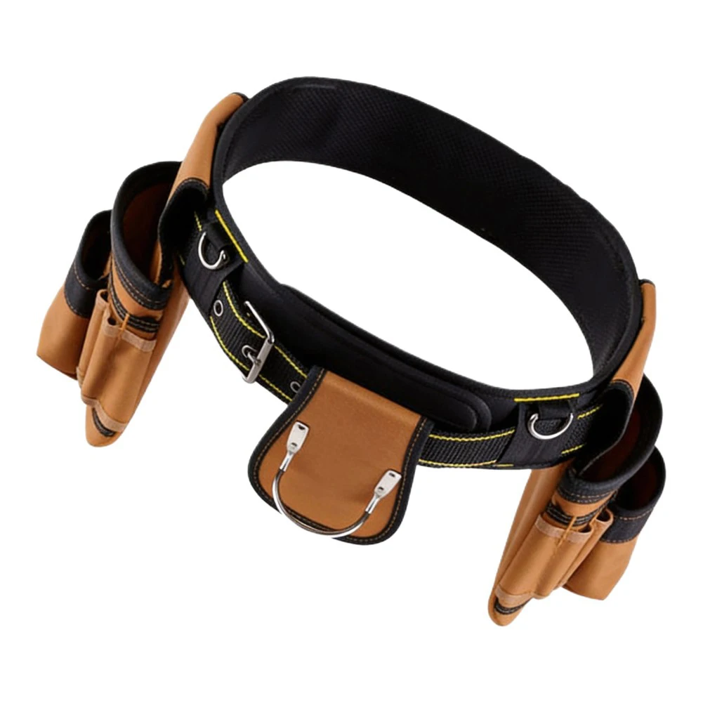 Прочный поясной органайзер для инструментов из ткани Оксфорд 1200D с левым и правым карманами, кобурой для молотка и боковыми карманами
Прочный поясной органайзер для инструментов из ткани Оксфорд 1200D с левым и правым карманами, кобурой для молотка и боковыми карманами