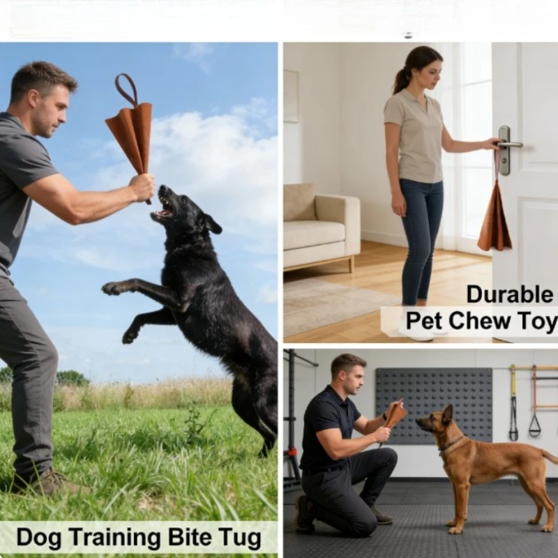 Genuine Leather Dog Bite Pad, Durable Tug & Bite Training Toy, for German Shepherd Puppy & Adult Working Dogs
Genuine Leather Dog Bite Pad, Durable Tug & Bite Training Toy, for German Shepherd Puppy & Adult Working Dogs