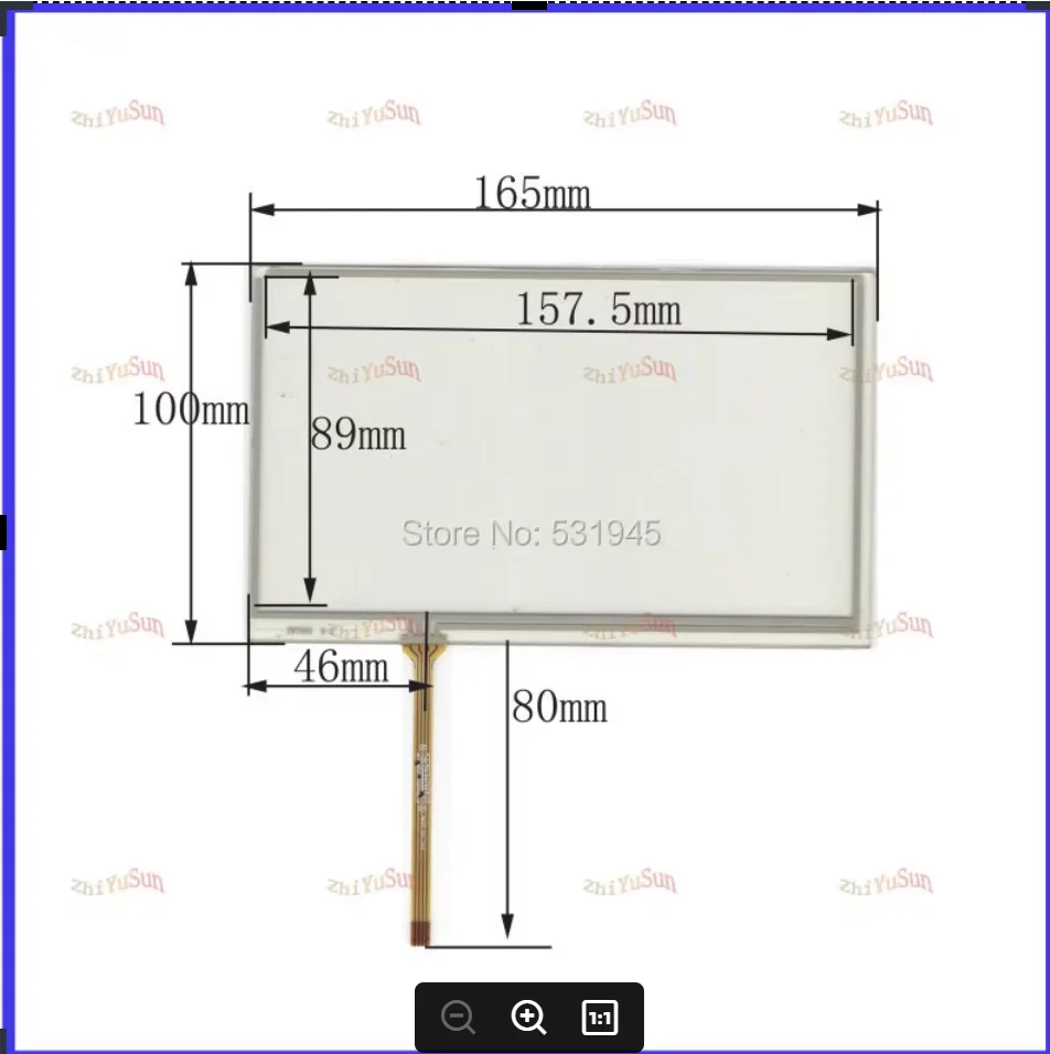 ZhiYuSun XWT685 on AT70TN90 display 165*100GPS -inch resistive touchscreen display on the outside flat screen handwriting
ZhiYuSun XWT685 on AT70TN90 display 165*100GPS -inch resistive touchscreen display on the outside flat screen handwriting