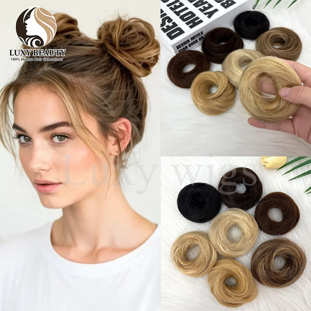 Straight Human Hair Chignon For Women Small Updo Hair Bun Hairpieces Natural Black Brown Blonde Human Hair Buns Ponytail Hair
Straight Human Hair Chignon For Women Small Updo Hair Bun Hairpieces Natural Black Brown Blonde Human Hair Buns Ponytail Hair
