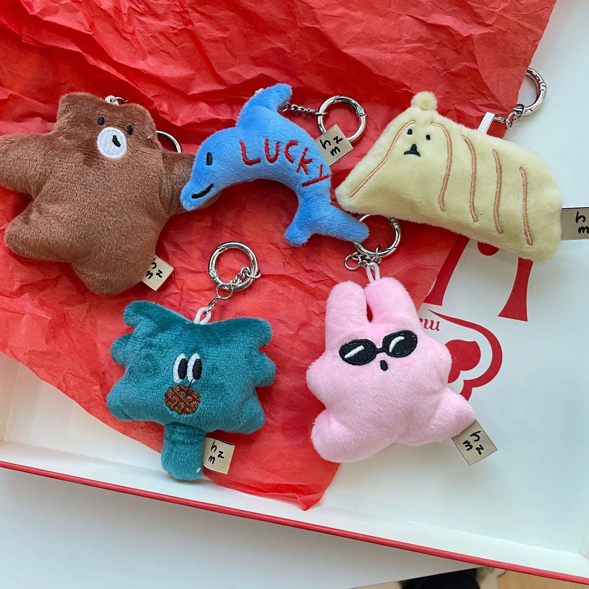 Kawaii Keychain Korean Sunglasses Rabbit Pendant Hug Bear Dolphin Plush Doll Bag Decoration Gift Funny Plush Keychain
Kawaii Keychain Korean Sunglasses Rabbit Pendant Hug Bear Dolphin Plush Doll Bag Decoration Gift Funny Plush Keychain