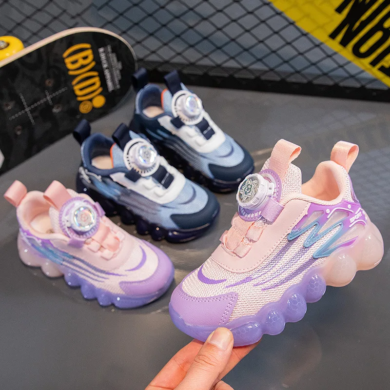 Children Sports Shoes Boys Girls School Running Shoes Kids Casual Sneakers Air Mesh Breathable Rotary Buckle Breathable Fashion
Children Sports Shoes Boys Girls School Running Shoes Kids Casual Sneakers Air Mesh Breathable Rotary Buckle Breathable Fashion