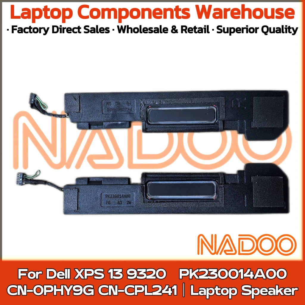New Original Laptop Notebook Audio Speaker For Dell XPS 13 9320 built-in speaker horn audio PK230014A00 CN-0PHY9G CN-CPL241
New Original Laptop Notebook Audio Speaker For Dell XPS 13 9320 built-in speaker horn audio PK230014A00 CN-0PHY9G CN-CPL241