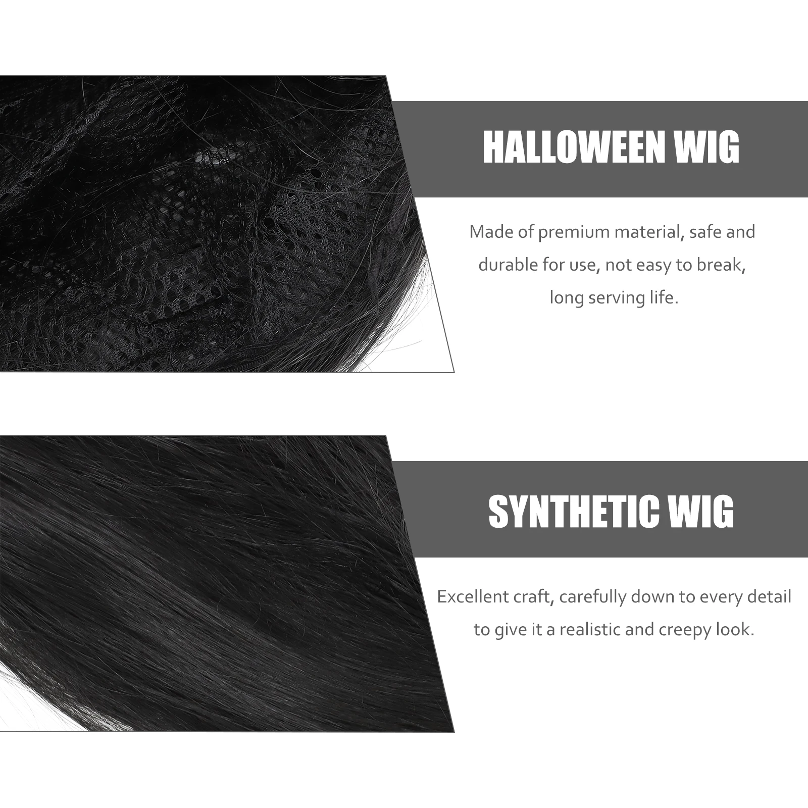 Spooky Ghost Long Synthetic Costume Halloween Cosplay Party Masquerade Carnivals Haunted House Festival Wear Black
Spooky Ghost Long Synthetic Costume Halloween Cosplay Party Masquerade Carnivals Haunted House Festival Wear Black