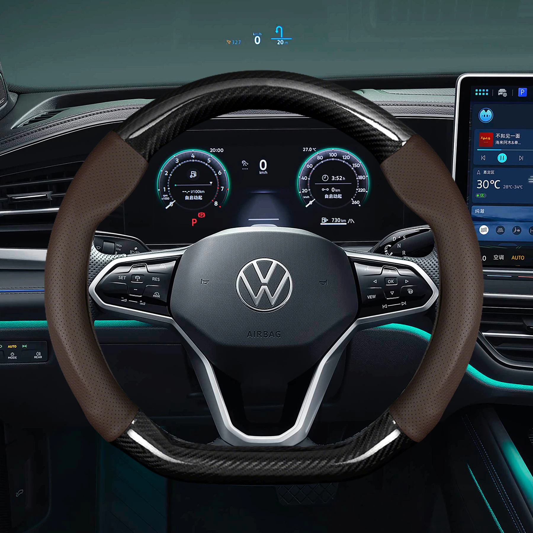 For Volkswagen Fit CC Polo Bora Golf 7 Mk7 Jetta Lavida Lamando Magotan Passat Carbon fiber Leather VW Auto Steering Wheel Cover
For Volkswagen Fit CC Polo Bora Golf 7 Mk7 Jetta Lavida Lamando Magotan Passat Carbon fiber Leather VW Auto Steering Wheel Cover