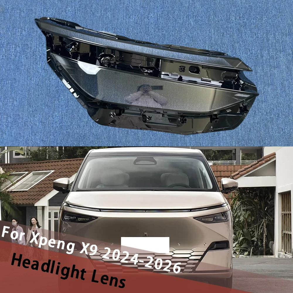 For Xpeng X9 2024 2025 2026 Car Headlight Lens Cover Transparent Lampshade Headlamp Shell Plexiglass Auto Replacement Parts
For Xpeng X9 2024 2025 2026 Car Headlight Lens Cover Transparent Lampshade Headlamp Shell Plexiglass Auto Replacement Parts