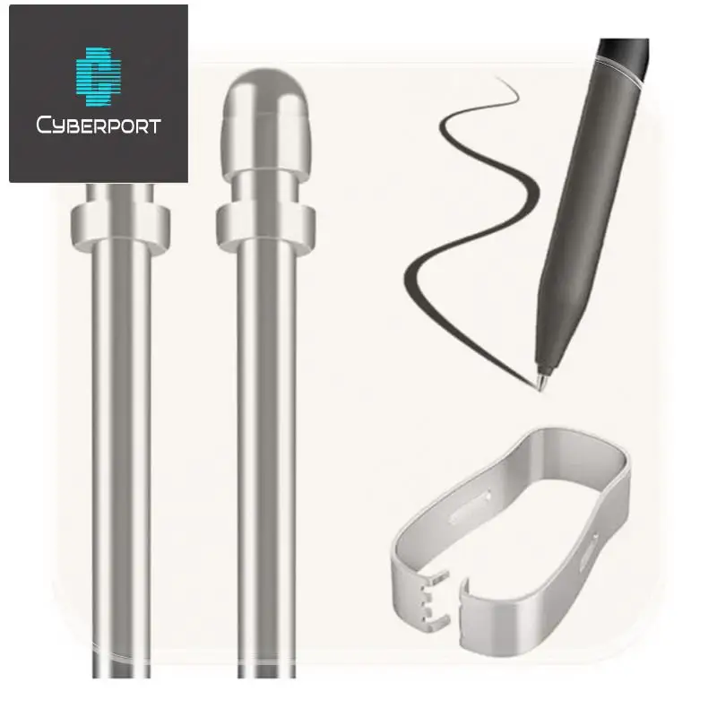 No Wear Out Titanium Replacement Pen Tips, 2 Smooth And Precise, With Installation Tool, Universal Pen, Digital Pen, Easy To Use
No Wear Out Titanium Replacement Pen Tips, 2 Smooth And Precise, With Installation Tool, Universal Pen, Digital Pen, Easy To Use
