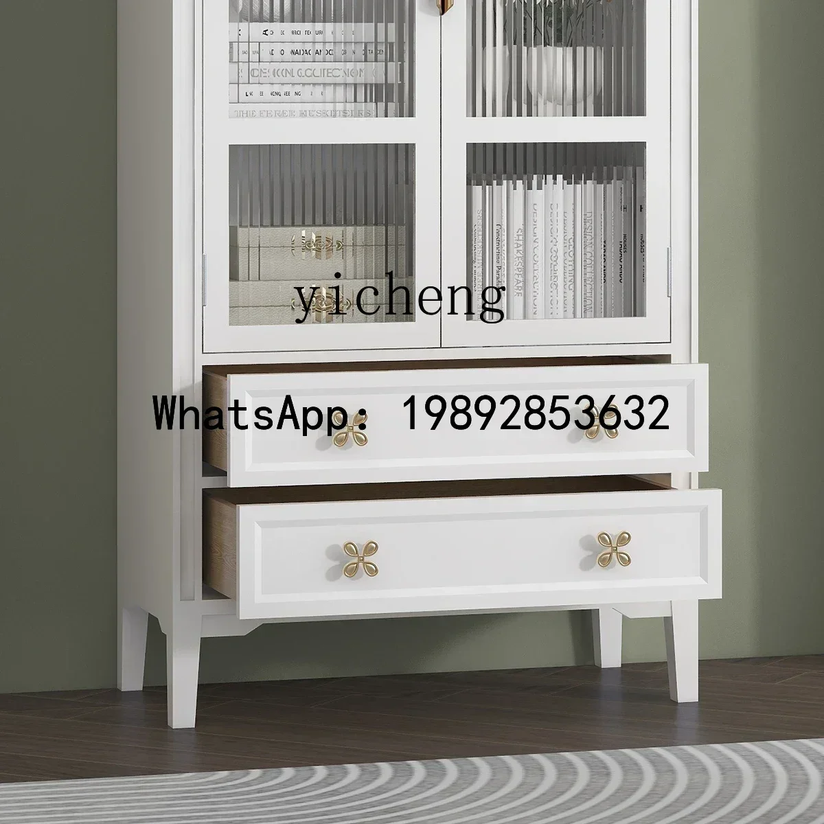 G1 Minimalist White Bookcase Storage Combination Living Room Decorative Cabinet Two Door Locker
G1 Minimalist White Bookcase Storage Combination Living Room Decorative Cabinet Two Door Locker
