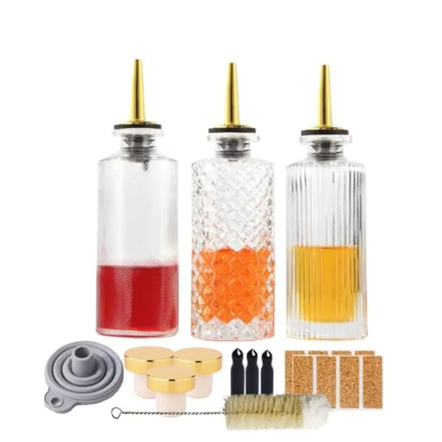 Syrup Dispenser Bottles Set 3 Packs 5 OZ Simple Small Syrup Bottles Set with Upgrade Metal Pour Spout SC057 3 Pack
Syrup Dispenser Bottles Set 3 Packs 5 OZ Simple Small Syrup Bottles Set with Upgrade Metal Pour Spout SC057 3 Pack