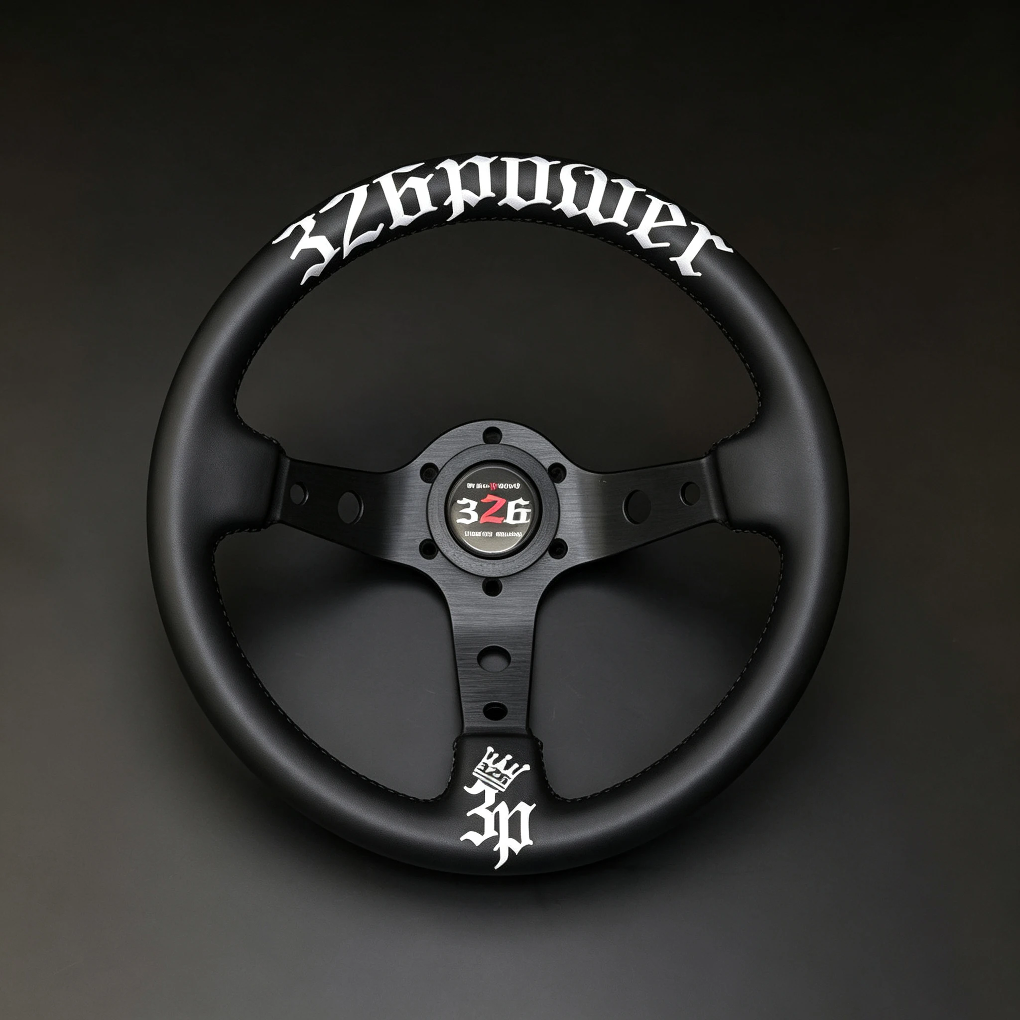 326 5mm Bracket Universal Leather Steering Wheel 3 Spokes Embroidery Simulation Steering Wheel For Car
326 5mm Bracket Universal Leather Steering Wheel 3 Spokes Embroidery Simulation Steering Wheel For Car