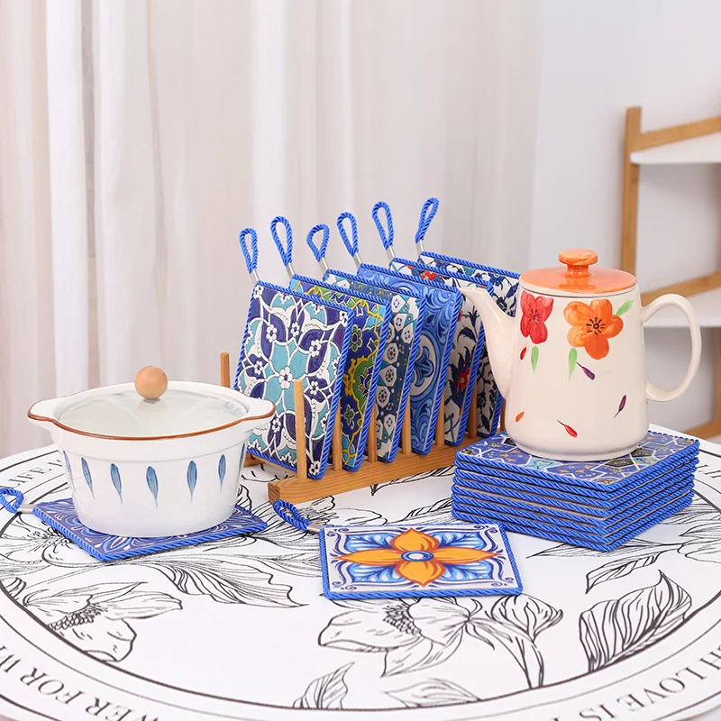 4pcs Household Drawing Room Square Non-slip Placemat Cork Ceramic Pot Mat Kitchen and Restaurant Decoration Pendant & Coasters
4pcs Household Drawing Room Square Non-slip Placemat Cork Ceramic Pot Mat Kitchen and Restaurant Decoration Pendant & Coasters