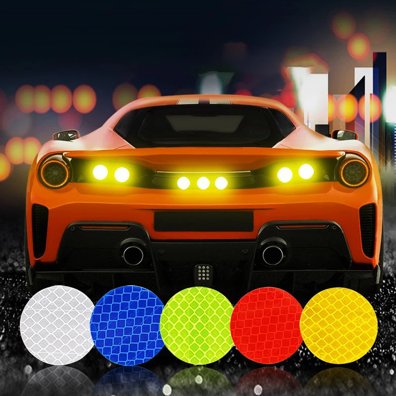 10Pcs Round Reflective Motorcycle Sticker Safety Warning Signs Cycling Car/ Motorcycle/Bike Body Tail Stickers 5cm Waterproof
10Pcs Round Reflective Motorcycle Sticker Safety Warning Signs Cycling Car/ Motorcycle/Bike Body Tail Stickers 5cm Waterproof