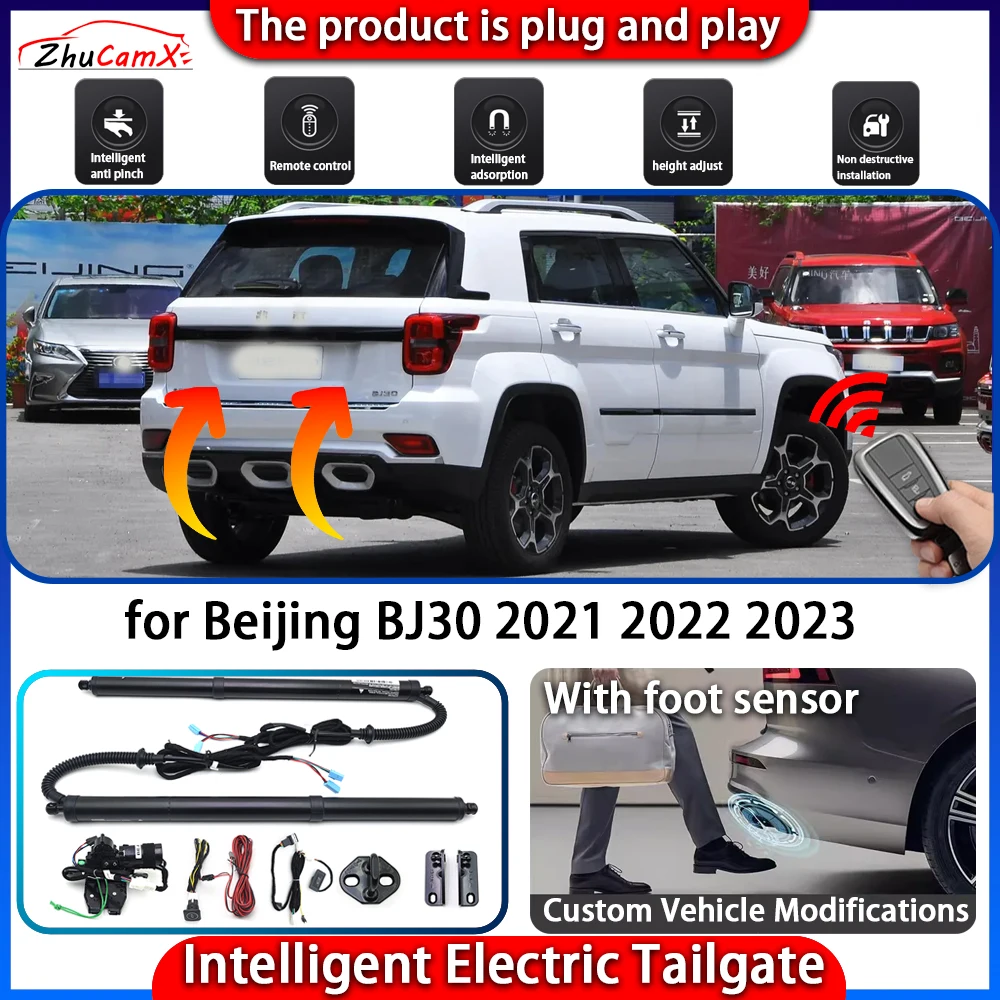 ZhuCamX Smart Powered Tailgate System for Beijing BJ30 2021 2022 2023 Automatic Intelligent Electric Trunk Lift Control Kit
ZhuCamX Smart Powered Tailgate System for Beijing BJ30 2021 2022 2023 Automatic Intelligent Electric Trunk Lift Control Kit