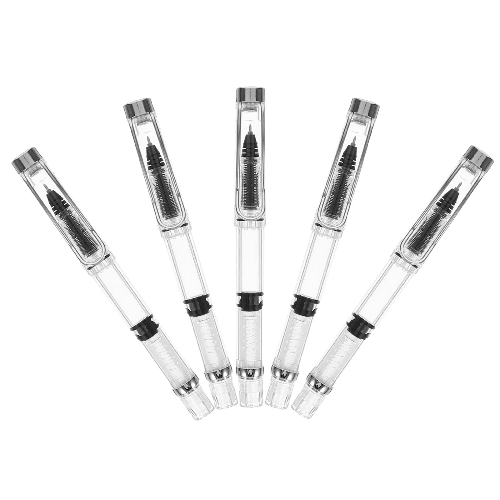 5Pcs Neutral Ink Pens Piston Filling Fountain Pens 0.38mm Fine Point Refillable Business Office School Travel Journaling Use
5Pcs Neutral Ink Pens Piston Filling Fountain Pens 0.38mm Fine Point Refillable Business Office School Travel Journaling Use
