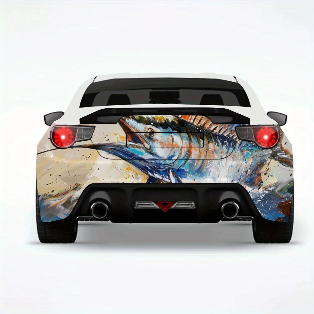 Sailfish in Waves Car Sticker,Vinyl Decal for Car Rear, Waterproof Self-Adhesive Vinyl Stickers for Vehicle Tail and Bumper, Dec
Sailfish in Waves Car Sticker,Vinyl Decal for Car Rear, Waterproof Self-Adhesive Vinyl Stickers for Vehicle Tail and Bumper, Dec