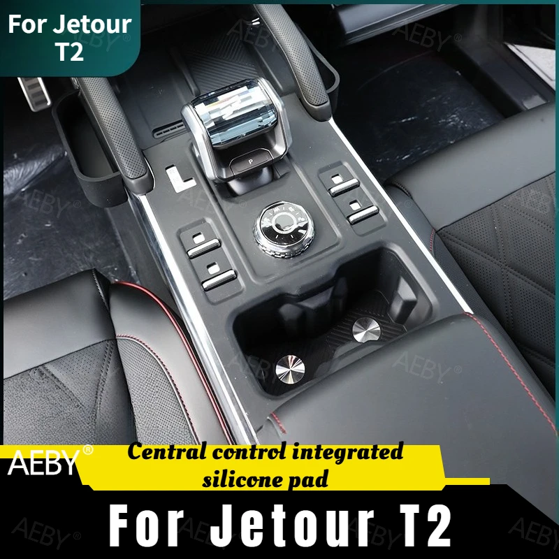 For Jetour T2 Silicone car center console mat anti-slip waterproof cup holder,All-in-one wireless charging pad,accessories
For Jetour T2 Silicone car center console mat anti-slip waterproof cup holder,All-in-one wireless charging pad,accessories