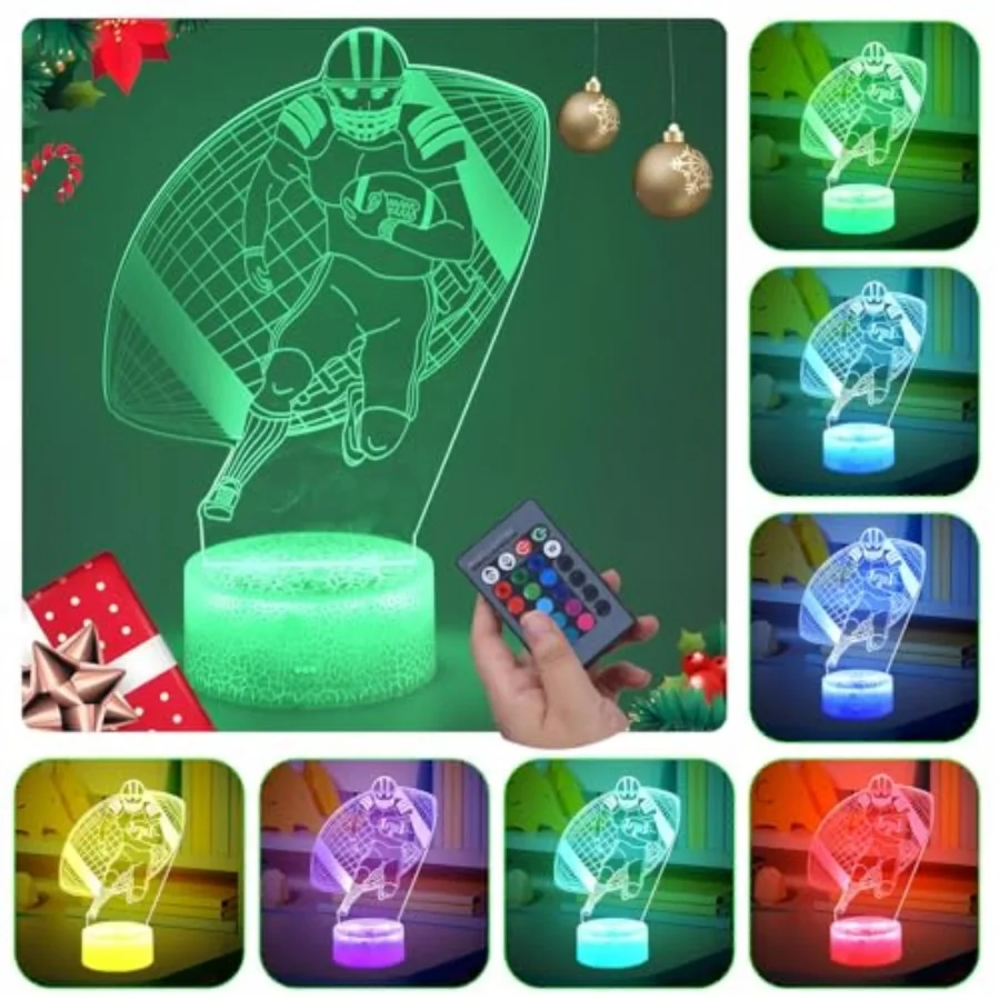 Night Light for Boys, 3D Lamp for Birthday and Christmas Gift 3D Illusion Lamp 16 Colors Changing for Room Decoration for Boys
Night Light for Boys, 3D Lamp for Birthday and Christmas Gift 3D Illusion Lamp 16 Colors Changing for Room Decoration for Boys