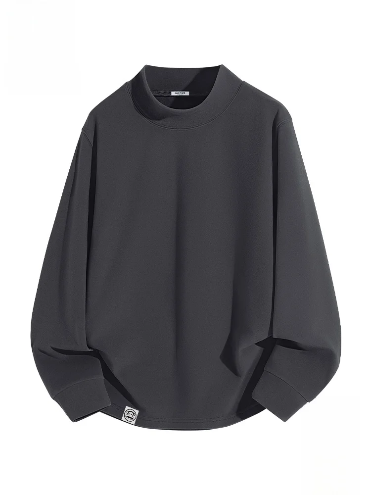 Мужская теплая футболка с высоким воротником и длинным рукавом на флисовой подкладке для осени и зимы, повседневная одежда из полиэфирного волокна
Мужская теплая футболка с высоким воротником и длинным рукавом на флисовой подкладке для осени и зимы, повседневная одежда из полиэфирного волокна