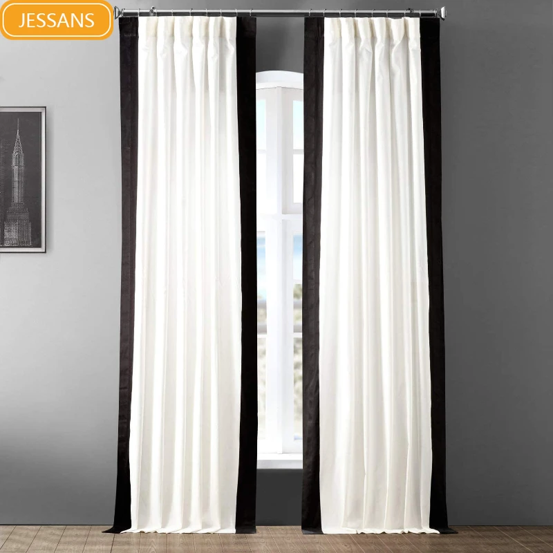 American cotton Curtains for Living room bedroom simple color matching light luxury high-end Comfortable semi-shading rhj
American cotton Curtains for Living room bedroom simple color matching light luxury high-end Comfortable semi-shading rhj