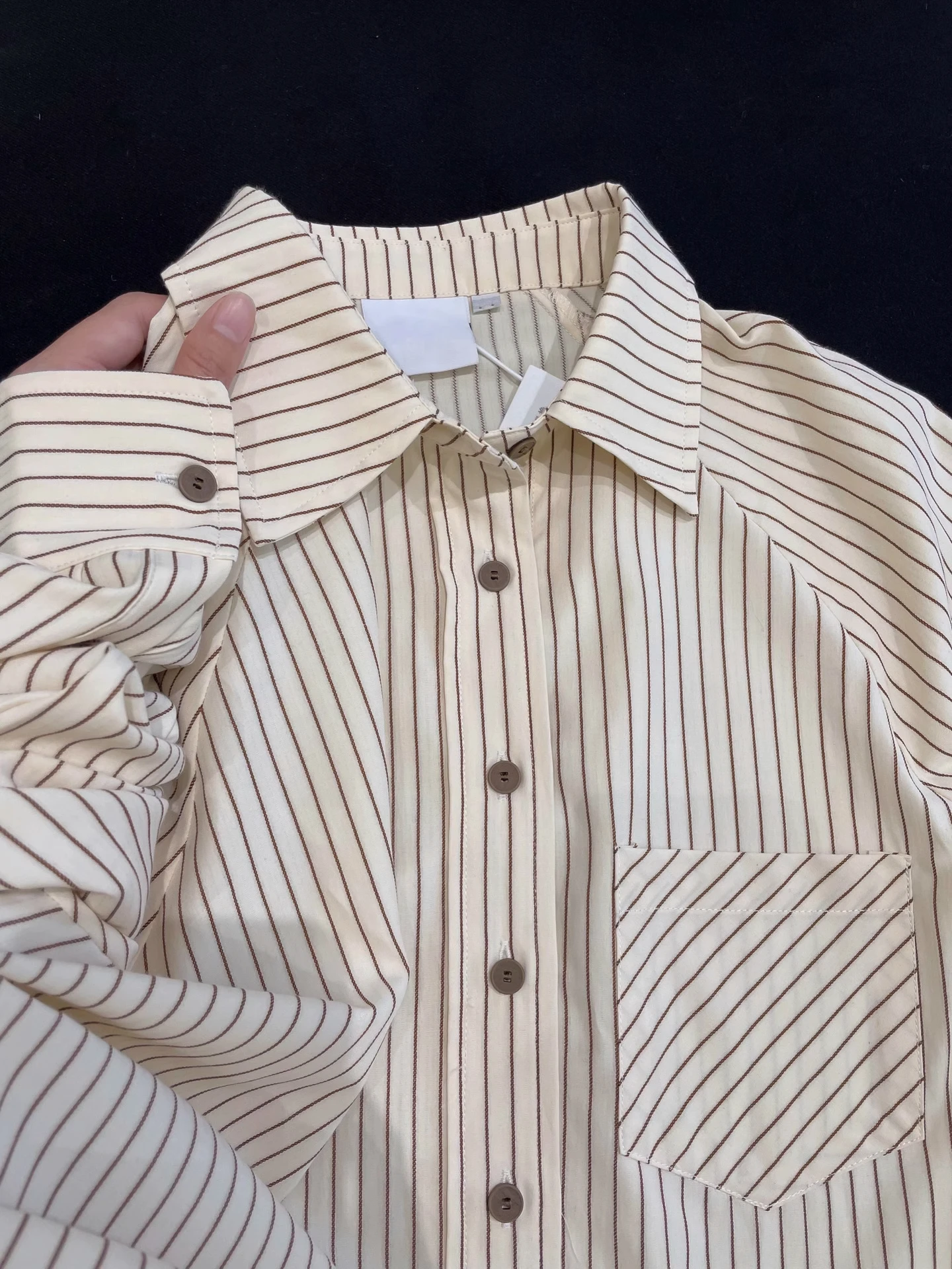 Retro Striped Women's Shirt Spring Autumn Loose Versatile Small Size Layered Top Korean Style Collar Long Sleeve Button ...
Retro Striped Women's Shirt Spring Autumn Loose Versatile Small Size Layered Top Korean Style Collar Long Sleeve Button ...