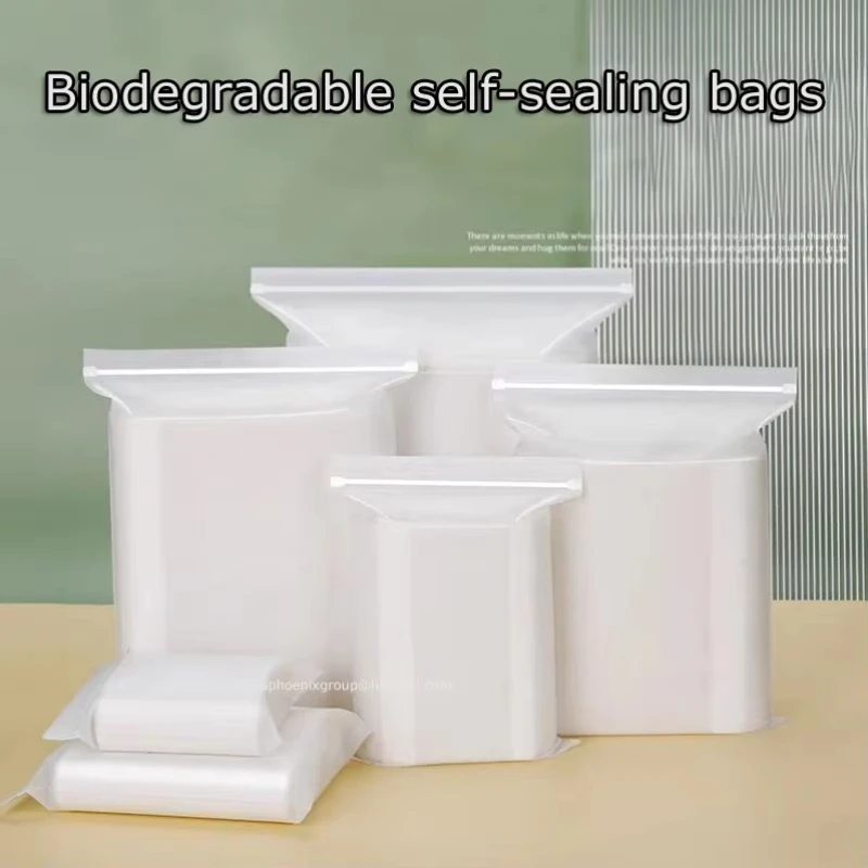 50Pcs Bio-Degradable Self-Sealing Food Bags,Small Eco-Friendly Plastic Pouches - Leakproof & Resealable For Snacks/Candy/Clothes
50Pcs Bio-Degradable Self-Sealing Food Bags,Small Eco-Friendly Plastic Pouches - Leakproof & Resealable For Snacks/Candy/Clothes