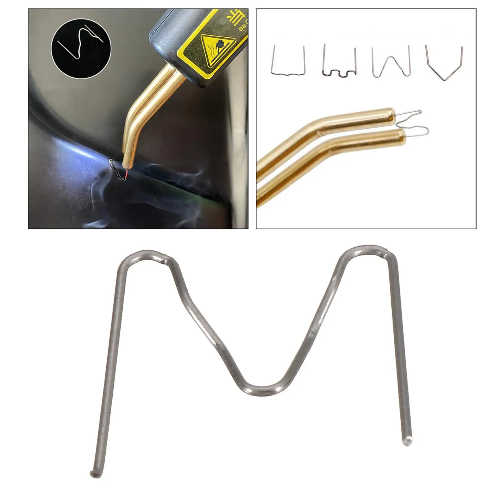 Universal Hot Staples 0.6mm Metal Rods for Plastic Repair Kit and Car Bumper Welding with Welding Machine
Universal Hot Staples 0.6mm Metal Rods for Plastic Repair Kit and Car Bumper Welding with Welding Machine