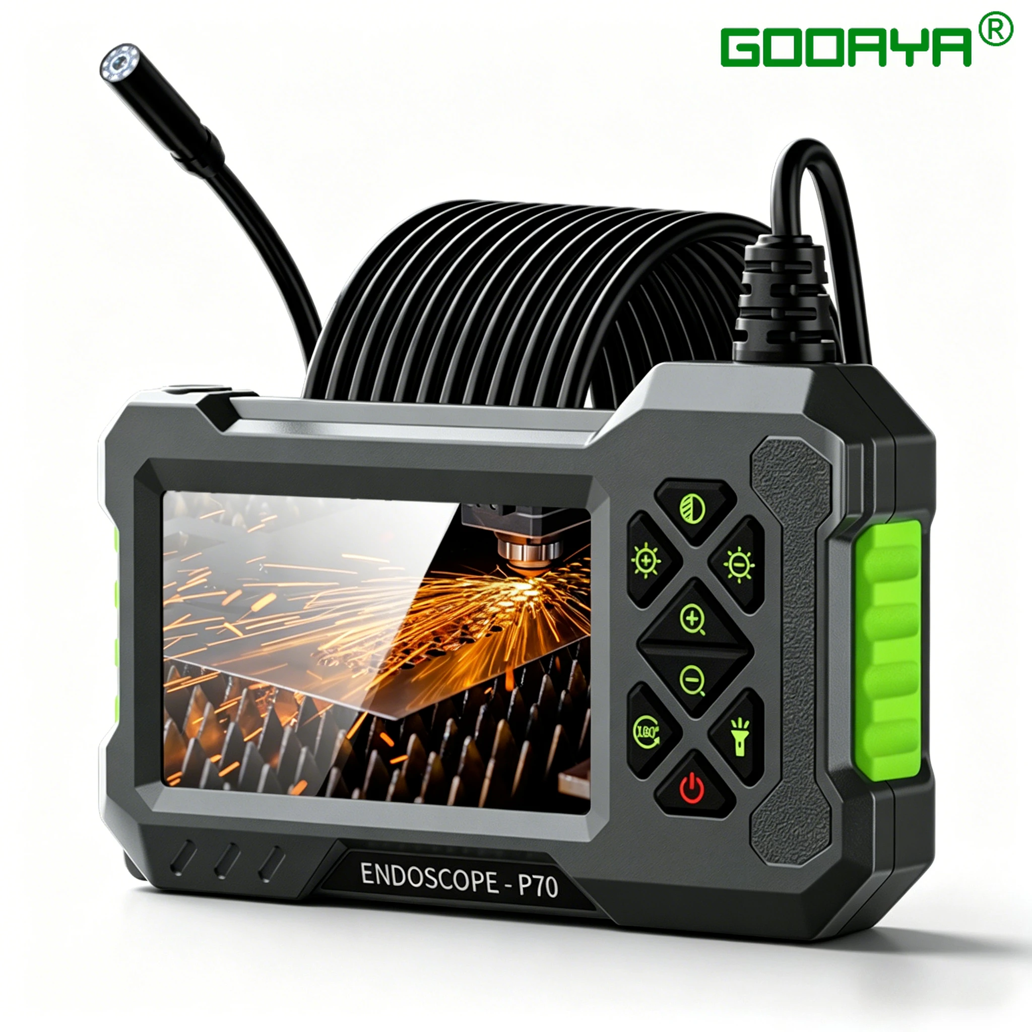 Borescope Industrial Endoscope Plumbing Camera 8mm HD 4.3inch IPS Screen Pipe Inspection Camera for Car Repair IP67 Waterproof
Borescope Industrial Endoscope Plumbing Camera 8mm HD 4.3inch IPS Screen Pipe Inspection Camera for Car Repair IP67 Waterproof