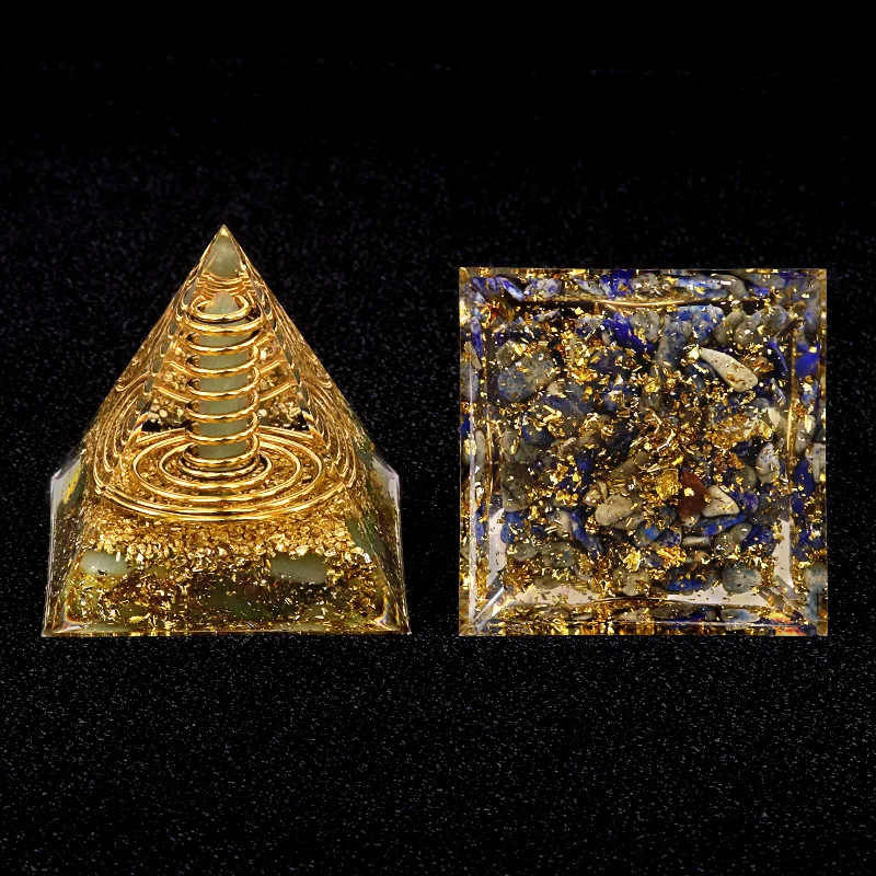 Crystal Stone Energy Pyramid Ornament Amethyst Gold Sandstone Healing Chakra Resin Pyramid Egyptian Room Decoration 6cm
Crystal Stone Energy Pyramid Ornament Amethyst Gold Sandstone Healing Chakra Resin Pyramid Egyptian Room Decoration 6cm