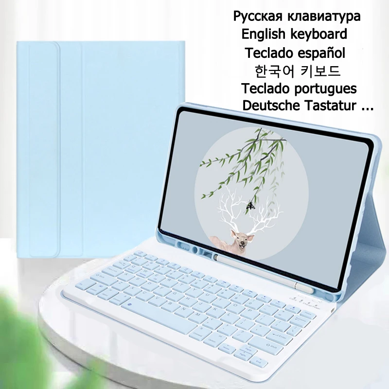Cover Funda for Samsung Galaxy Tab S6 Lite 10.4 Keyboard Case for Galaxy Tab S6 Lite SM-P610 SM-P615 Slim Keyboard Leather Case
Cover Funda for Samsung Galaxy Tab S6 Lite 10.4 Keyboard Case for Galaxy Tab S6 Lite SM-P610 SM-P615 Slim Keyboard Leather Case