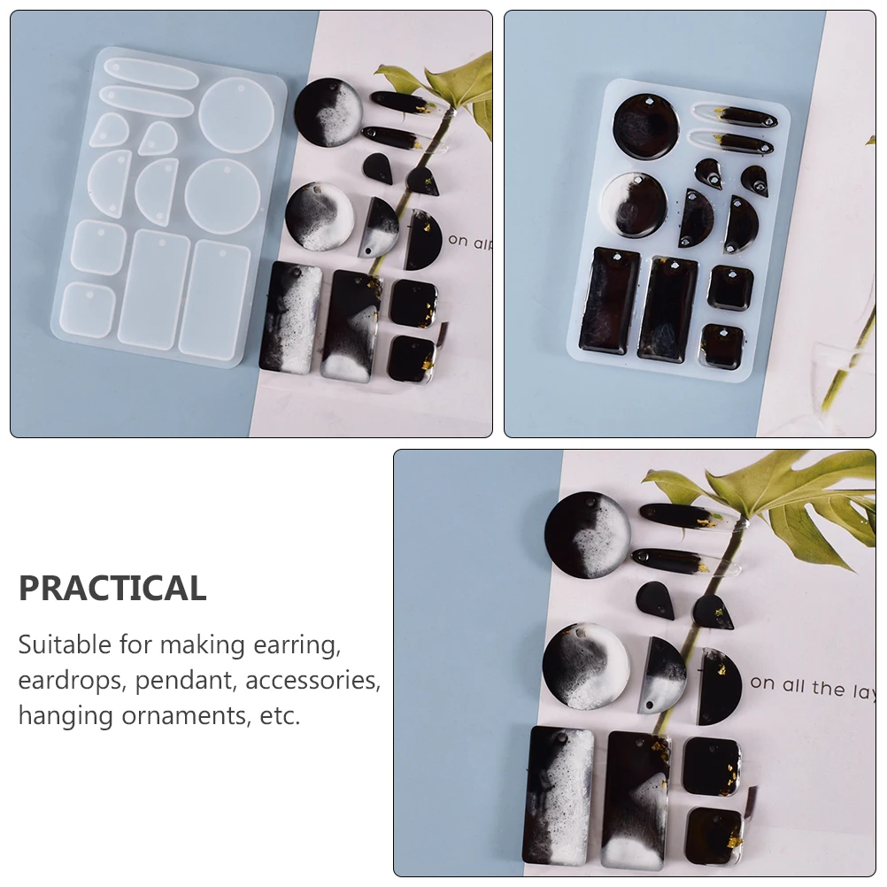 2 Pcs Crystal Earrings Mold Creative Jewelry Molds Epoxy Resin Casting Silica Making Eardrop Sequin and
2 Pcs Crystal Earrings Mold Creative Jewelry Molds Epoxy Resin Casting Silica Making Eardrop Sequin and