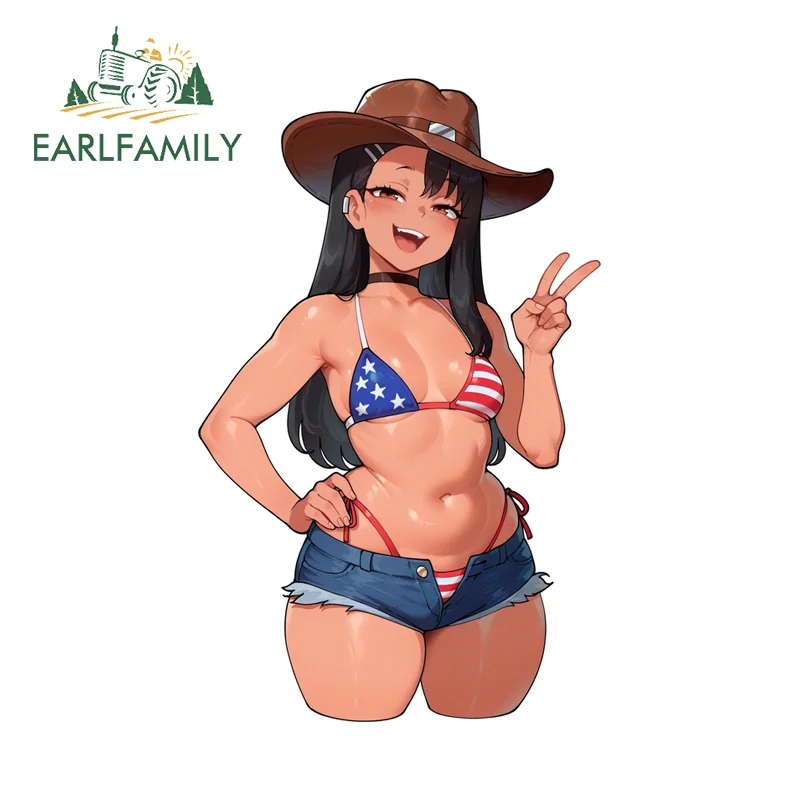 Наклейки на автомобиль EARLFAMILY Nagatoro Bikini Girl в ковбойском стиле, наклейки на зеркало заднего вида, наклейки на двери автомобиля, солнцезащитные гоночные аксессуары
Наклейки на автомобиль EARLFAMILY Nagatoro Bikini Girl в ковбойском стиле, наклейки на зеркало заднего вида, наклейки на двери автомобиля, солнцезащитные гоночные аксессуары