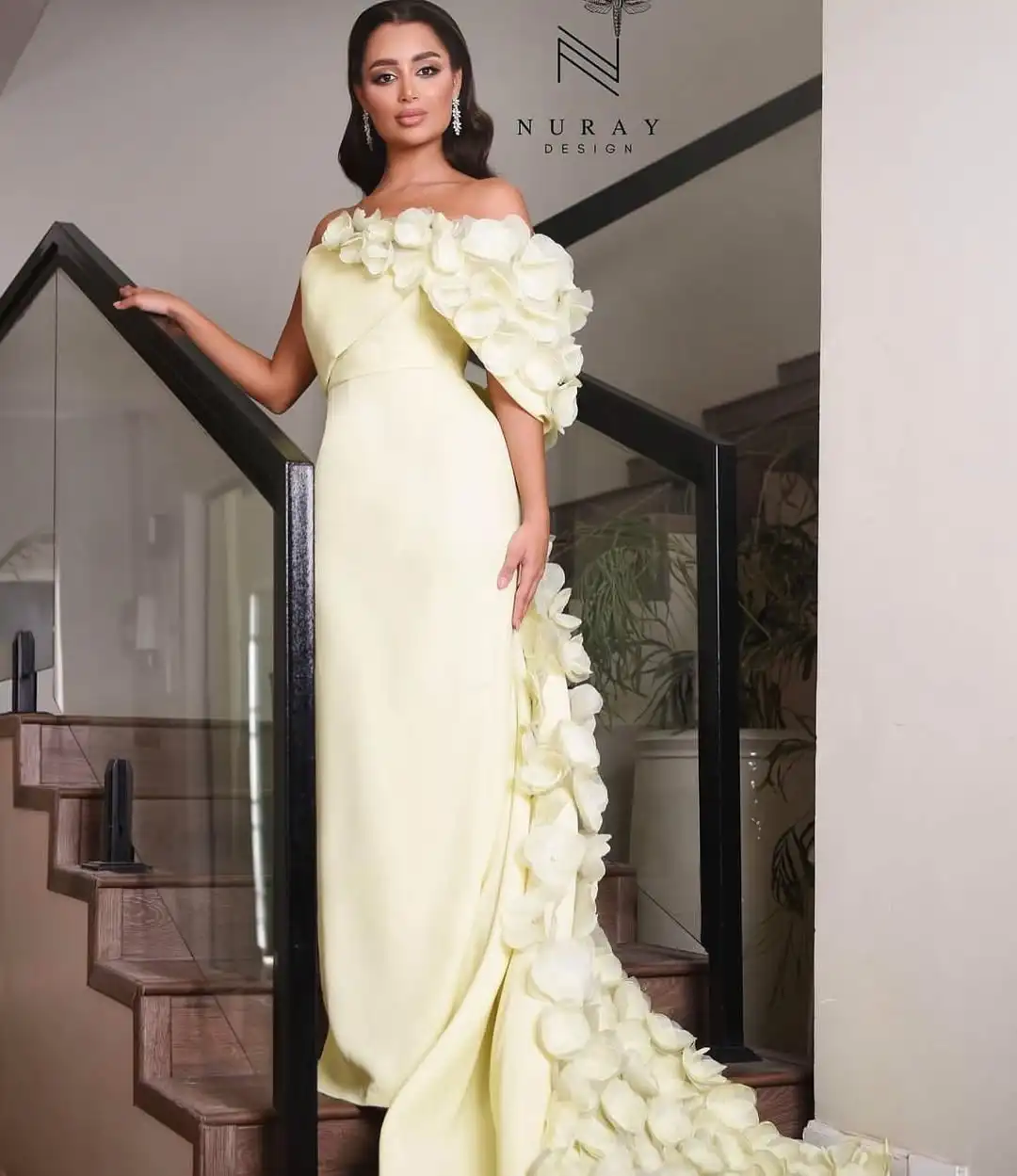 Customized Mermaid One Shoulder Prom Dresses Pleated Flowers Floor Length Party Dresses Evening Dresses
Customized Mermaid One Shoulder Prom Dresses Pleated Flowers Floor Length Party Dresses Evening Dresses