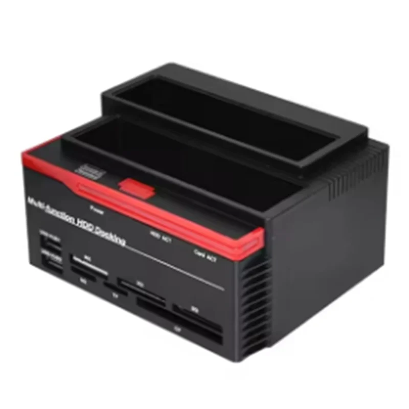 AT93-Hard Drive Docking Station IDE SATA Dual Slot Hard Disk Seat Mobile Hard Disk Box US Plug
AT93-Hard Drive Docking Station IDE SATA Dual Slot Hard Disk Seat Mobile Hard Disk Box US Plug